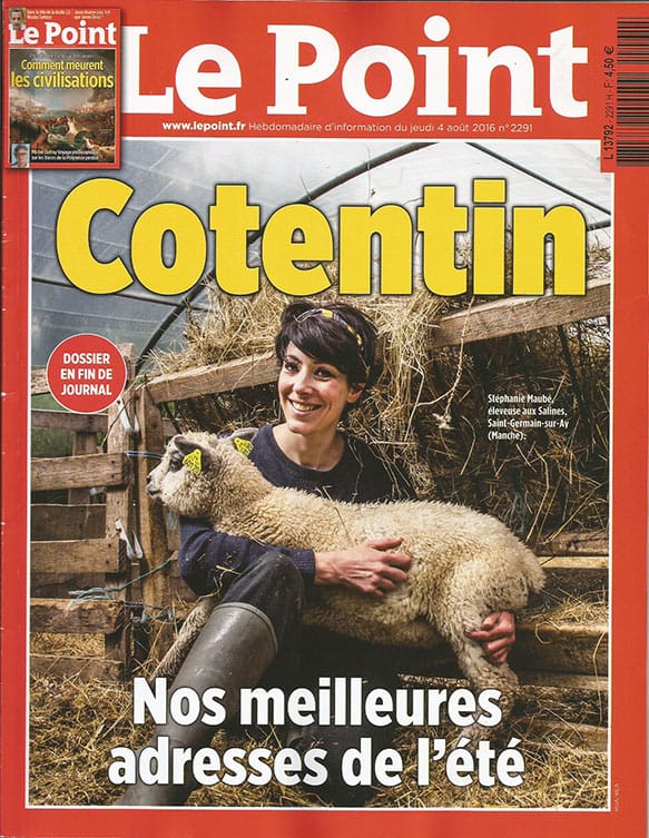 Couverture du magazine Le Point sur le Cotentin