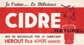 Ancienne publicité de la Cidrerie Hérout