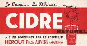 Ancienne publicité de la Cidrerie Hérout